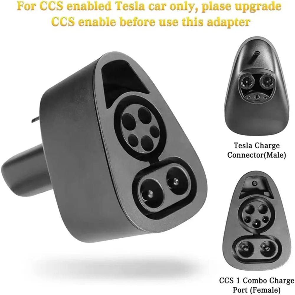 For Tesla American Standard DC Fast Charging Converter Tesla Converter CCS1 Converter CCS1 to Tesla charging head adapter