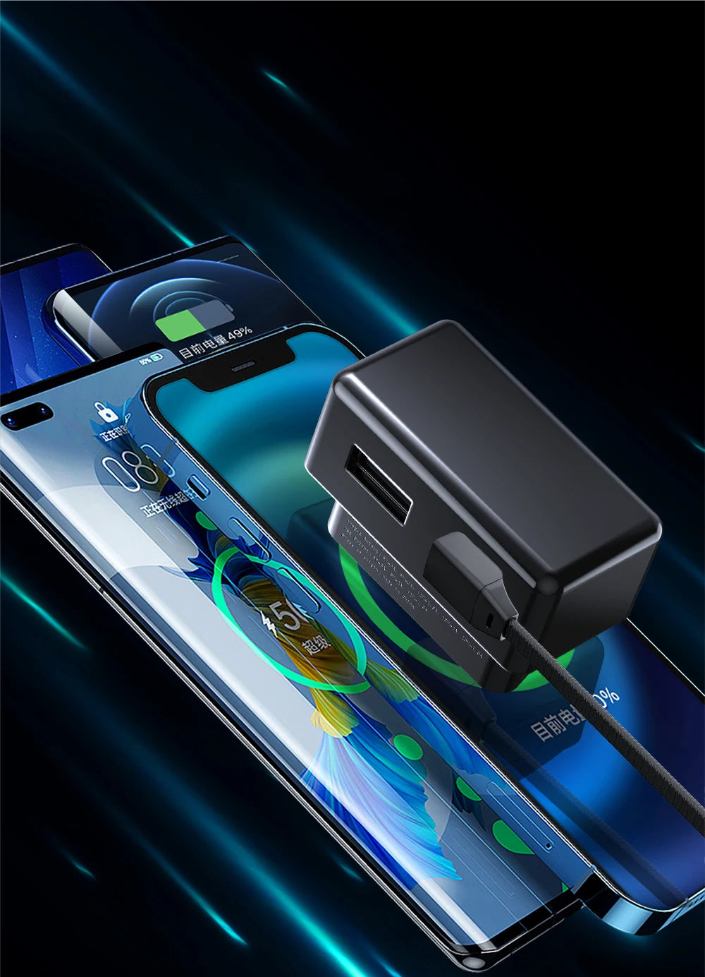YZ For Tesla Model 3 Y Highland Juniper  Model X S OBD Adapter Charging For Tesla Car obd2 Splitter Charger Adapters Accessories