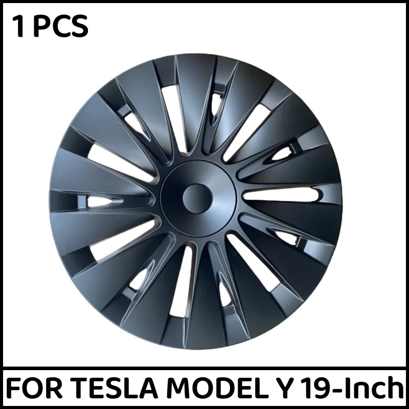 1PC/4PCS 19Inch Wheel Caps Replacement Hub Cap Performance Automobile Wheel Full Rim Cover For Tesla Model Y 2024 Accessories
