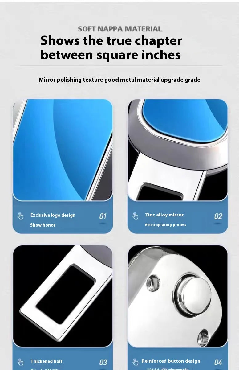 Be common Car Seat Belt Clip Buckle One Button To Release Insert Socket Extender For Tesla Porsche Mercedes Benz BMW Audi Honda