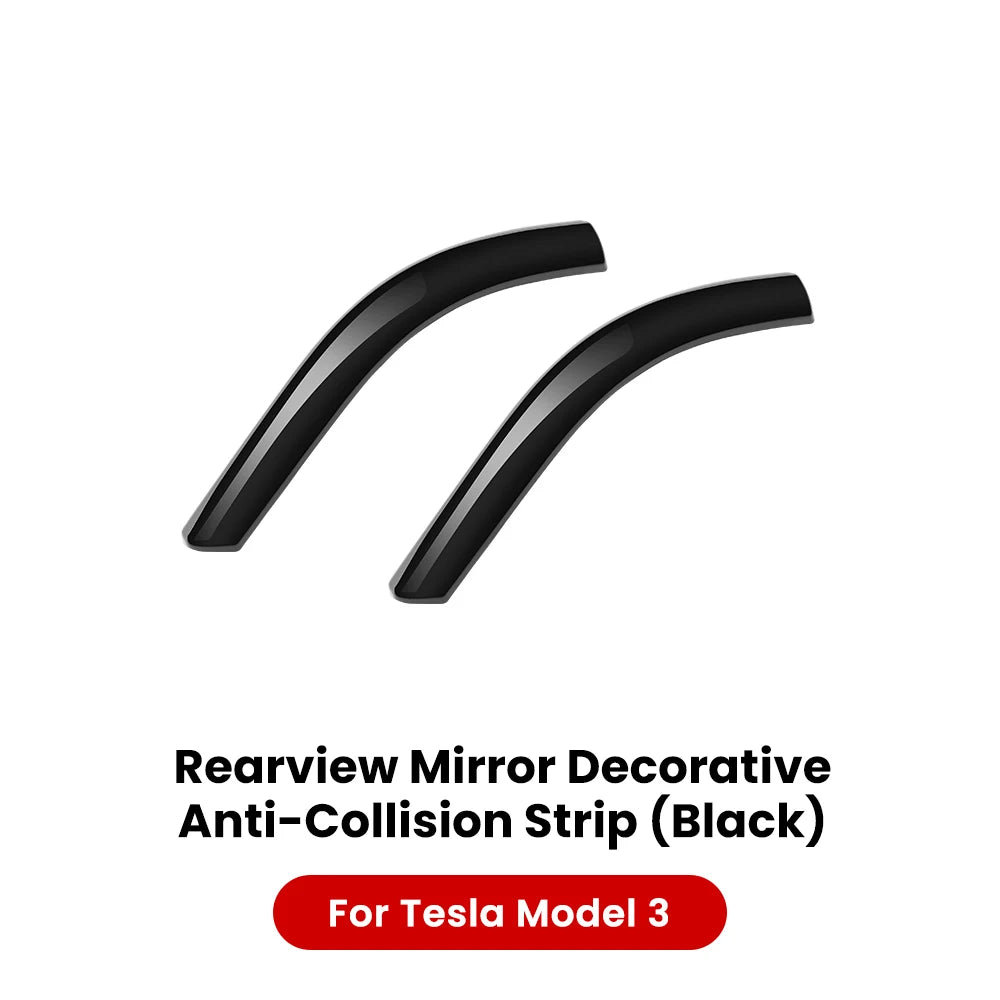 YZ Car Rearview Mirror Protector for Tesla Model 3 Y Highland Juniper 2021-2025 Mirror Protector Vehicle Anti-collision Strip