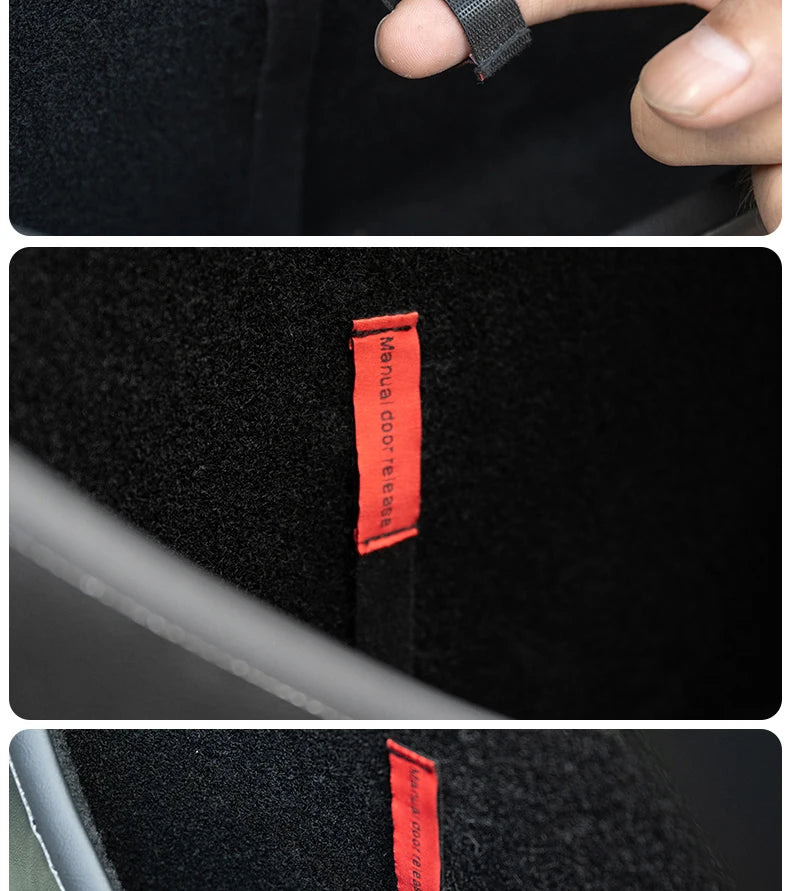 Car Door Emergency Handle Extended Manual Door Release Emergency Safety Pull Rope Emergency Puller Button for Tesla Model Y