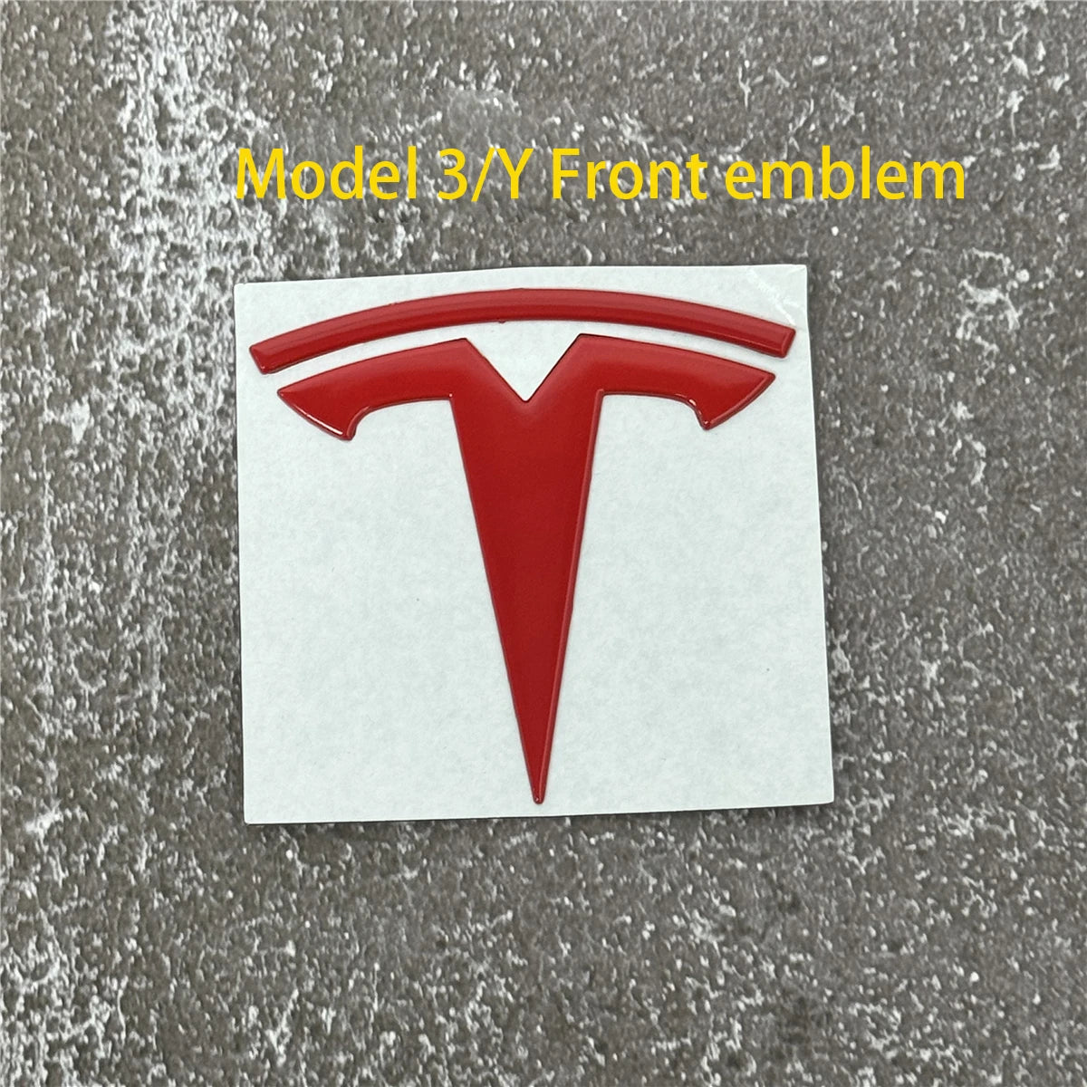 Tesla Car Front Emblem Rear Trunk Emblem Sticke for Model 3 Mode Y metal logo replacement rear and rear logos blackening