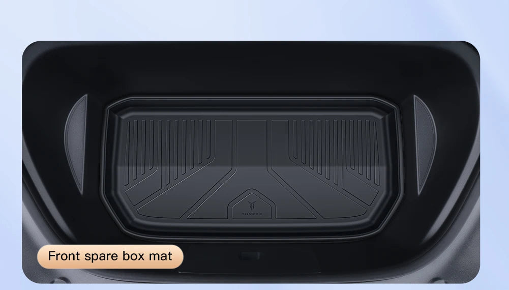 YZ For Tesla Model Y Model 3 All-Weather Waterproof TPE Seat Cover Foot Pad Trunk Mats 2021-2023 Tesla  Car Accessories