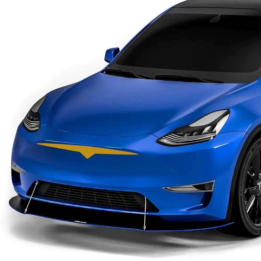 Car Front Bumper Sticker For Tesla Model 3 Y X Model S Personalized Decor Decal Vinyl Decoration Auto Para Tuning Accessories