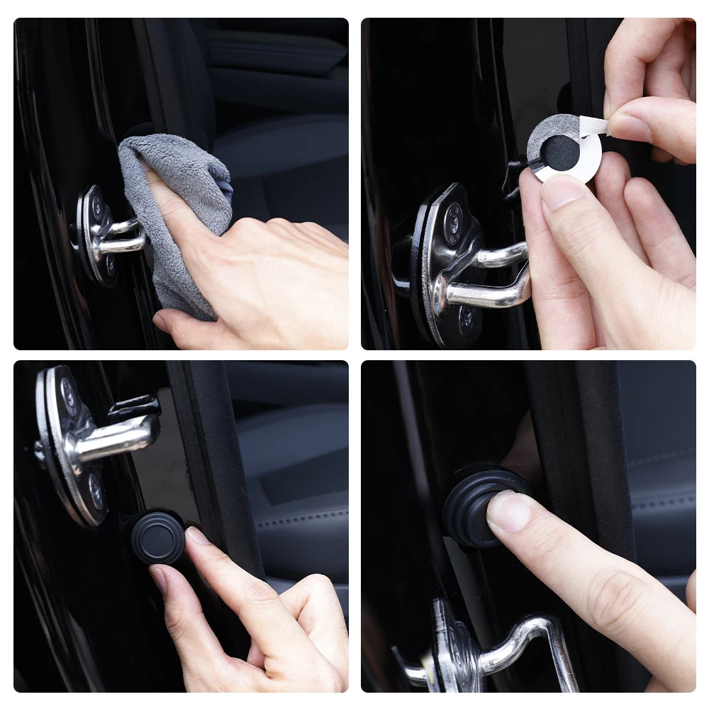 For Tesla Door Shock Absorber Door Silicone Shock Absorption For Tesla Model 3 Model Y Mode X Mode S Car Accessorices