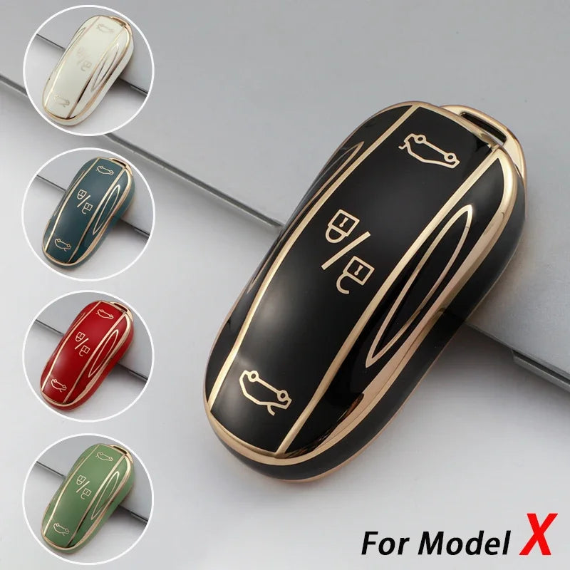 TPU Car Smart Key Case Cover for Tesla Model 3 Y S Y Auto Remote Shell Fob Holder Keyless Protector Accessories