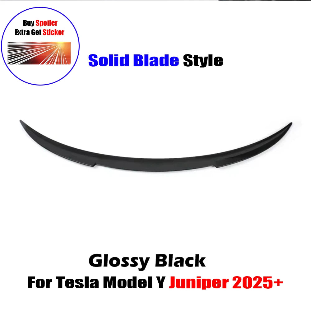 ModelY Juniper 2025 Spoiler Model3 Highland 2024 Accessories Rear Spoilers Wings for Tesla 3/Y 2017-2023 Auto Exterior Parts HOT