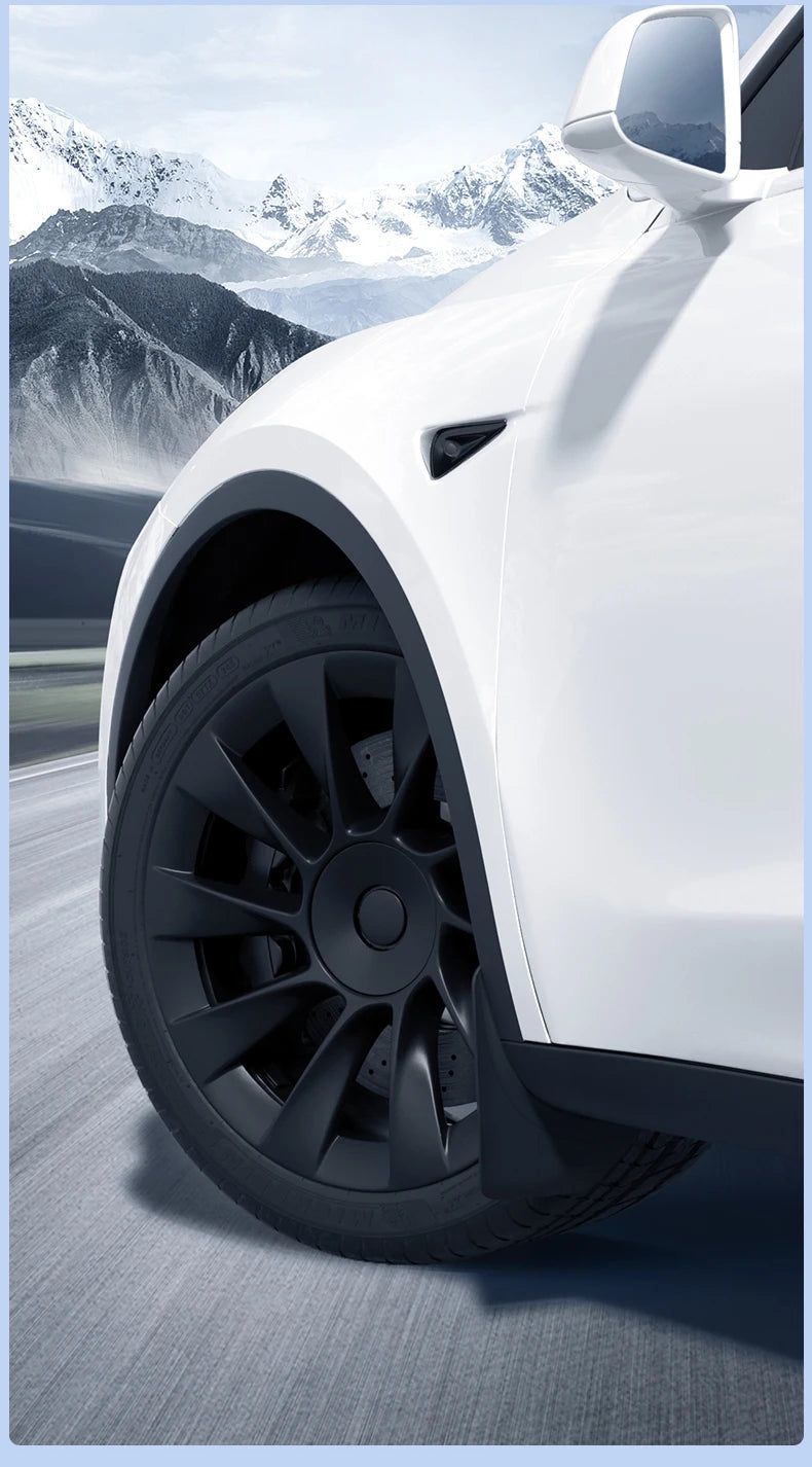 Mudguards for Tesla Model Y 2021-2024 Accessories TPE Mud Flaps Front Rear Wheel Fender Mudflaps for Tesla Model Y 2024 Mudguard