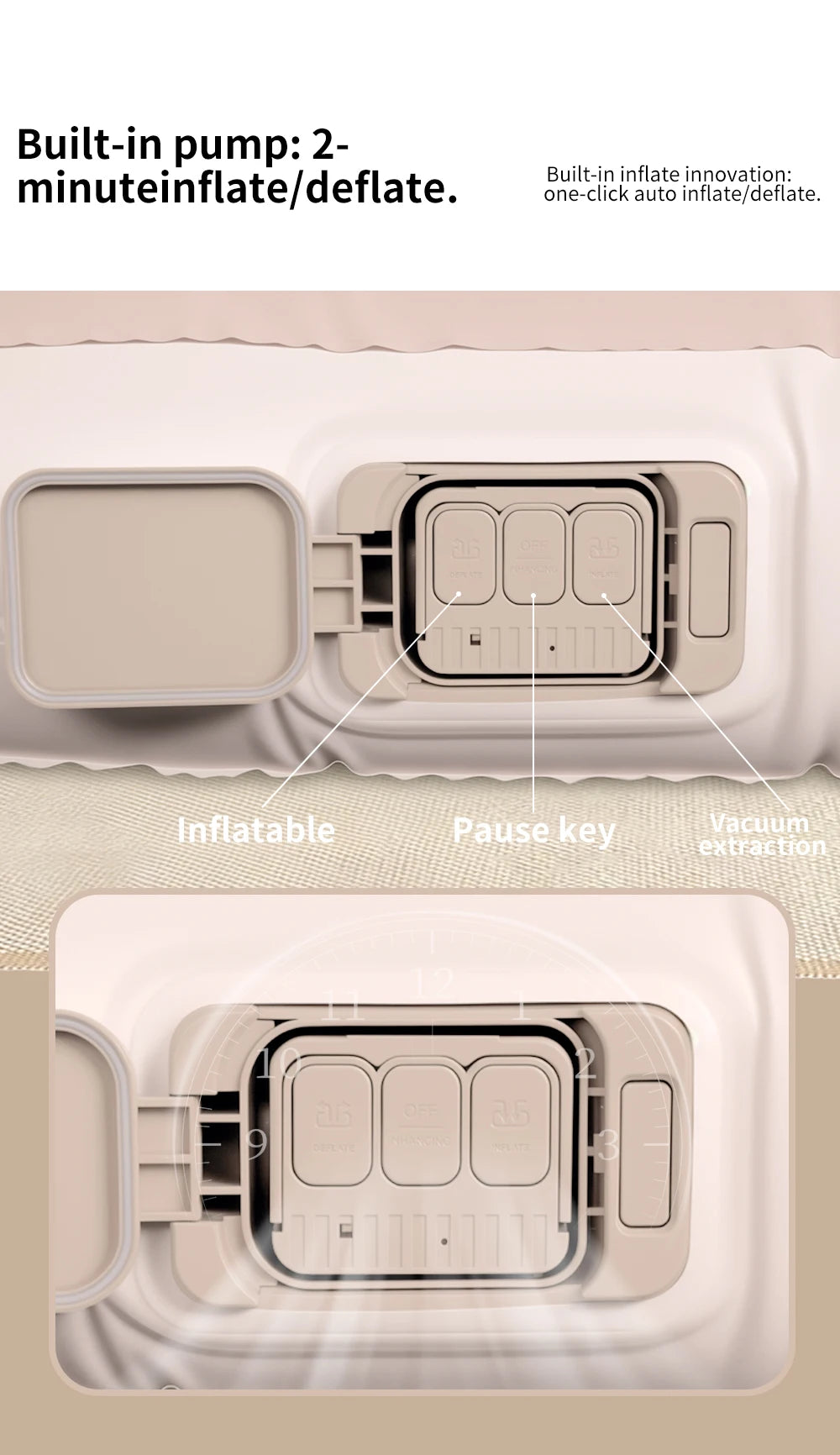 YZ For Tesla Model Y Juniper 2021-2025 Mattress  Automobile Self-Inflating Mattress Travel Mattress Inflatable Camping Mattress