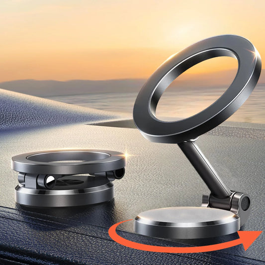 1080 Magsafe Car Phone Holder For iPhone 14 15 For Android In Car Accesiories Mobile Cellphone Holders Support For Tesla Mount