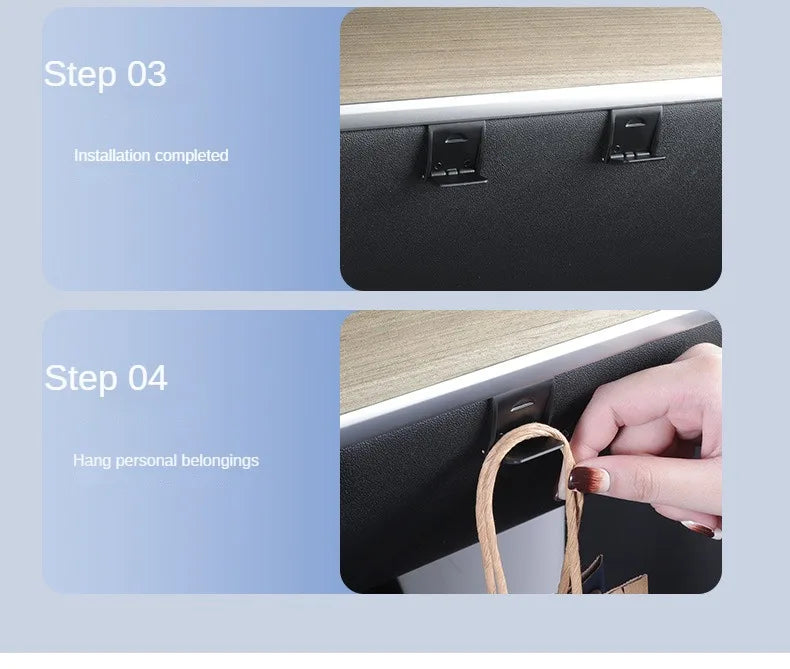 Glove Box Hidden Hook For Tesla Model 3 Highland 2024 Model Y Passenger Purse Bag Hanger Umbrella Holder New Model3 Accessories