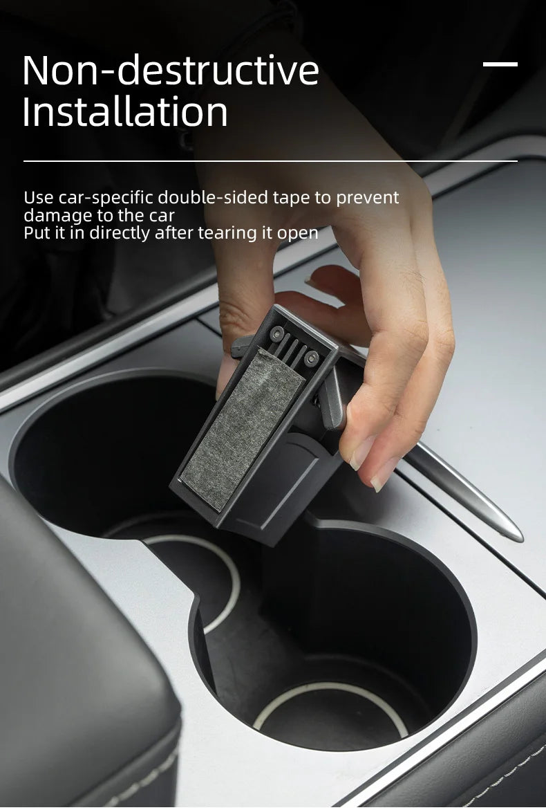 cup holder For tesla model y /model 3 2021-2024 2025 Central control cup holder drink holder Car interior accessories