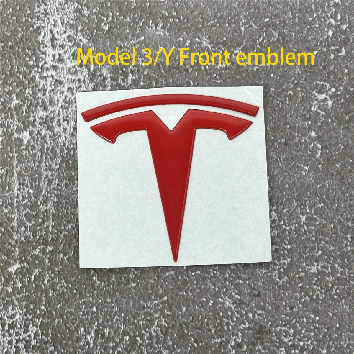 Tesla Car Front Emblem Rear Trunk Emblem Sticke for Model 3 Mode Y metal logo replacement rear and rear logos blackening