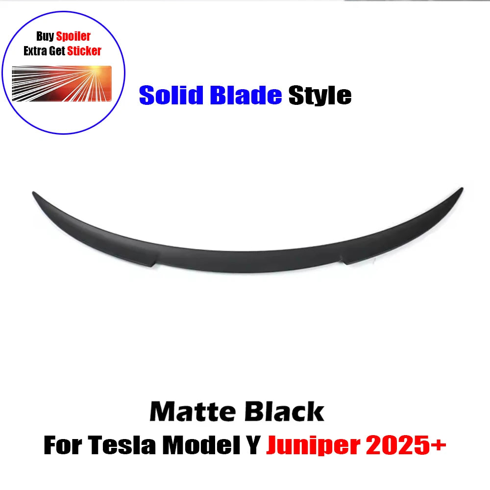 ModelY Juniper 2025 Spoiler Model3 Highland 2024 Accessories Rear Spoilers Wings for Tesla 3/Y 2017-2023 Auto Exterior Parts HOT