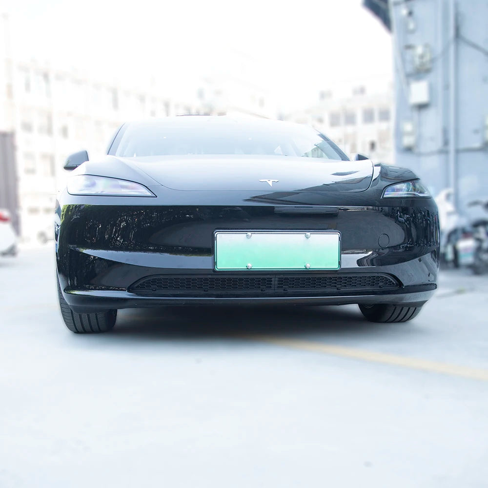 For Tesla Model 3 Highland 2024 Lower Bumper Anti Insect Net Anti Dust Proof Inner Vent Grille Cover Insect-proof Front Cover