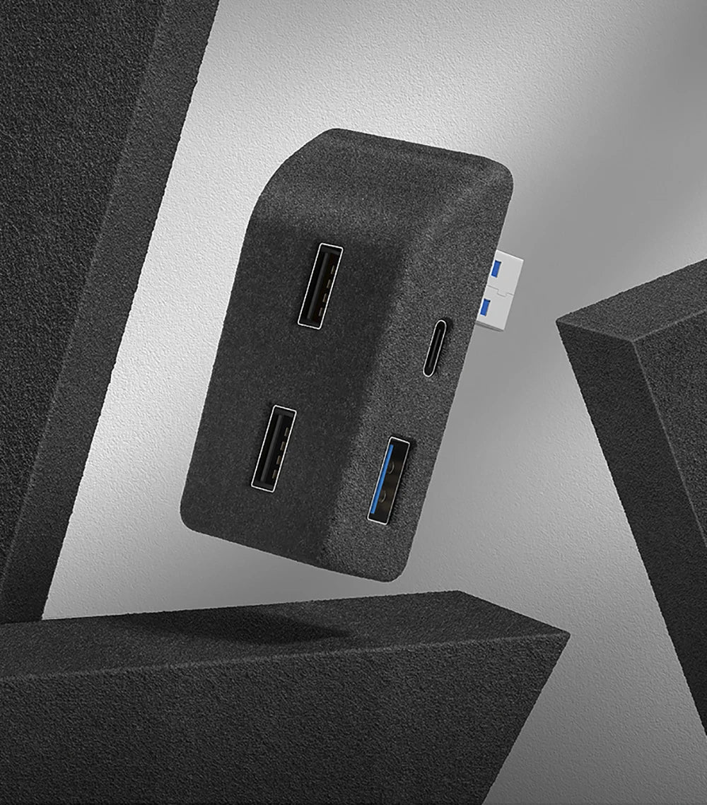 YZ For Tesla Model 3 Y Highland Juniper 2021-2025 Glove Box Flocking USB HUB Adapter Quick Charger Car Accessories