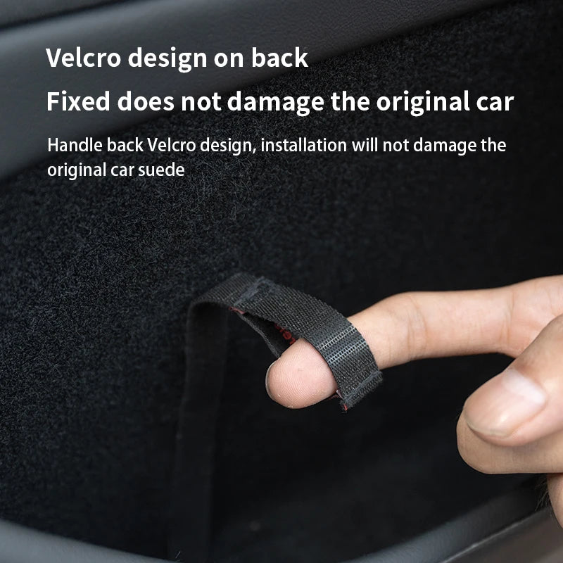 Car Door Emergency Handle Extended Manual Door Release Emergency Safety Pull Rope Emergency Puller Button for Tesla Model Y