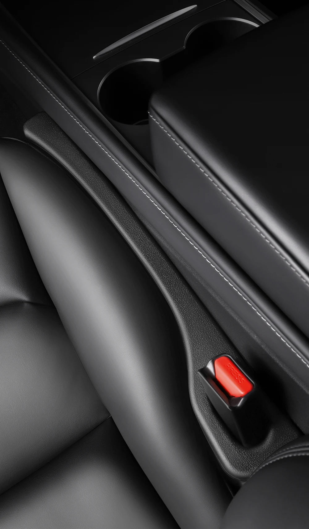 YZ For Tesla Car Seat Gap Filler Side Seam Plug Strip Styling Seat Gap Leak-proof Filling Strip Interior Decoration Supplies