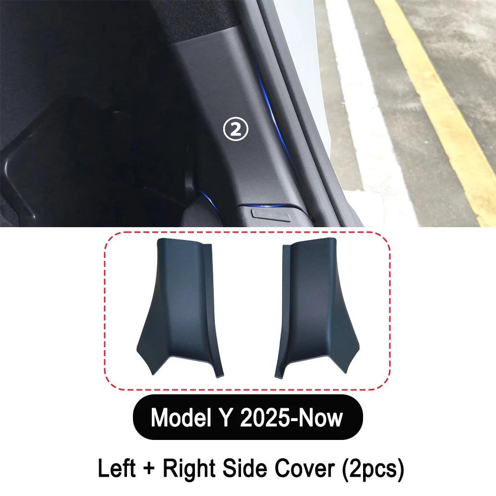 Rear Trunk Bumper Protector Guard For Tesla Model Y Juniper Launch Accessories 2025 2024 Trunk Threshold Sill Cover Mat Plate