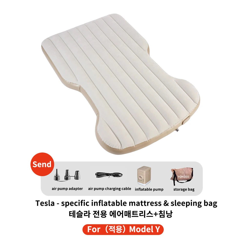 YZ For Tesla Model Y Juniper 2021-2025 Mattress  Automobile Self-Inflating Mattress Travel Mattress Inflatable Camping Mattress
