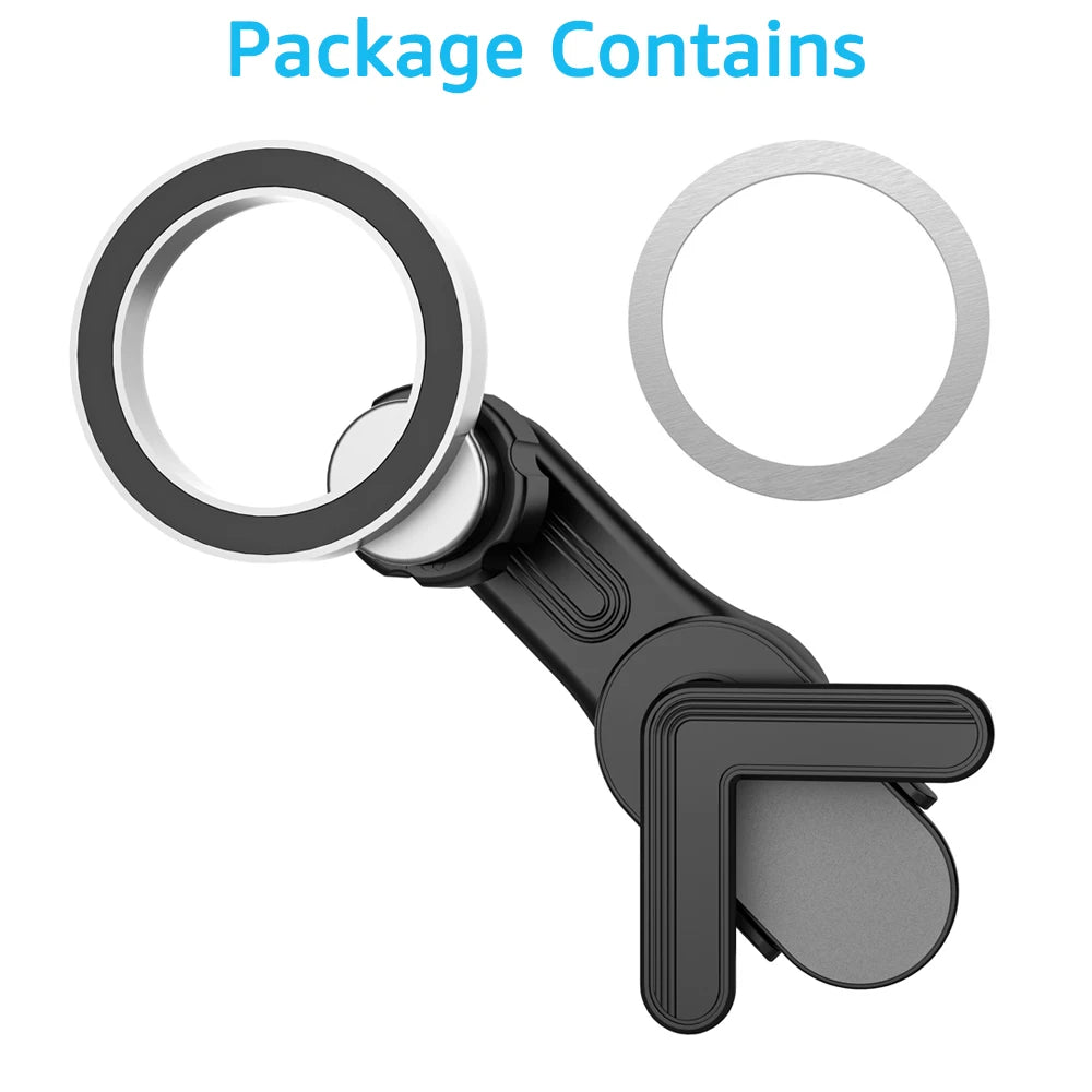iBudim Magnetic Phone Holder for Tesla Car Display Screen Side 360 Degree Rotation Magnet Car Mount for iPhone 15 ProMax MagSafe