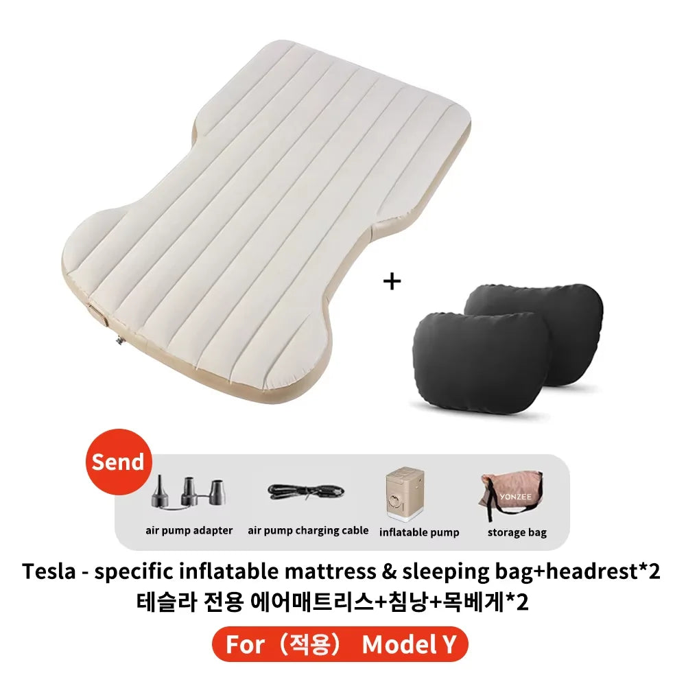 YZ For Tesla Model Y Juniper 2021-2025 Mattress  Automobile Self-Inflating Mattress Travel Mattress Inflatable Camping Mattress