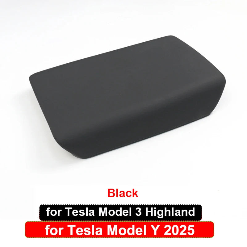 For Tesla Model 3 Y 2023 2024 Juniper 2025 Accessories Armrest Protector Box Cover TPE Center Console Panel Pad Model3 Highland
