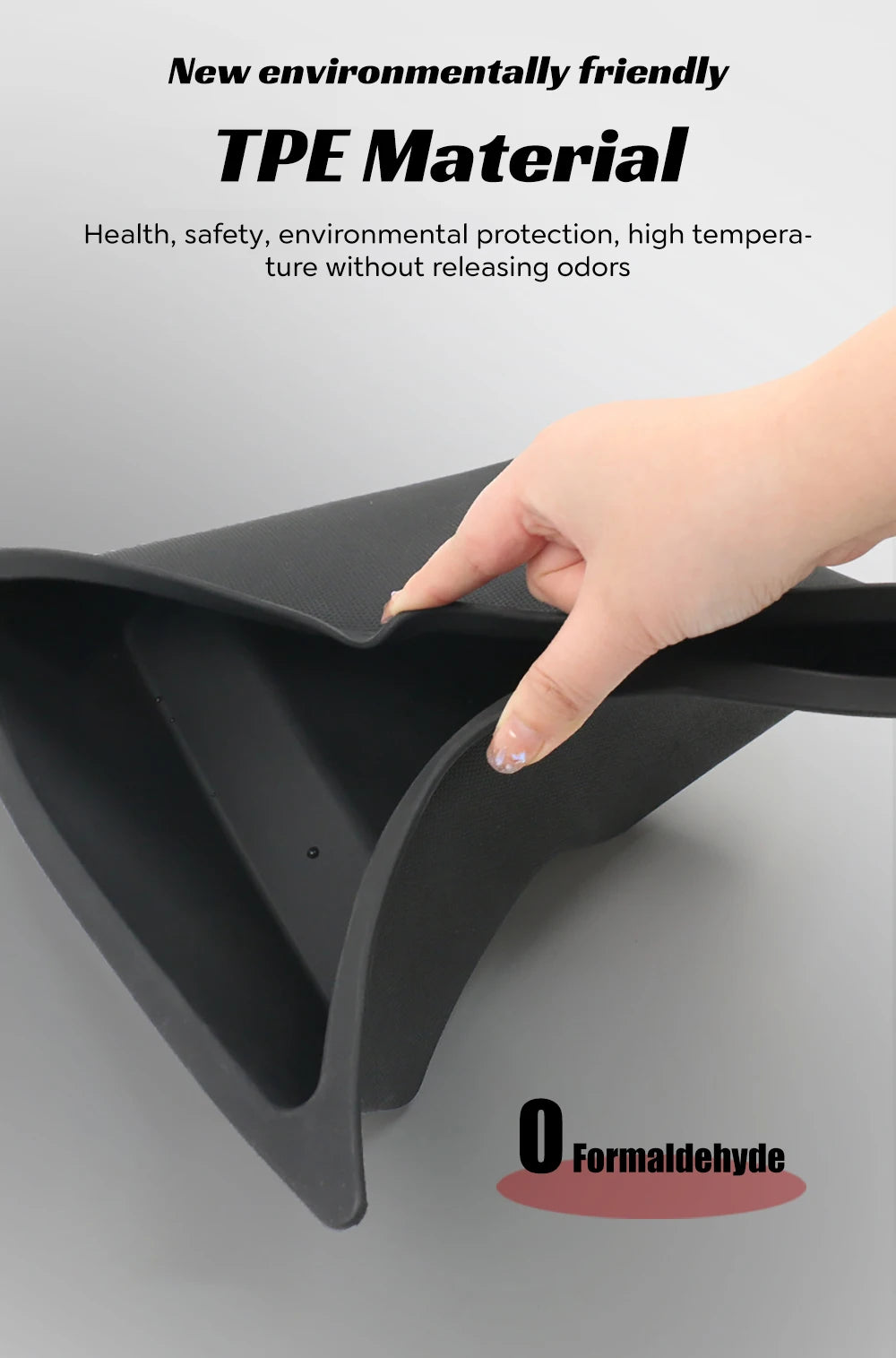 For 2024 Tesla Model 3 highland Rear Trunk Left Side Storage Box with Cover Tail Boot Organizer Partition Decoration Accessories