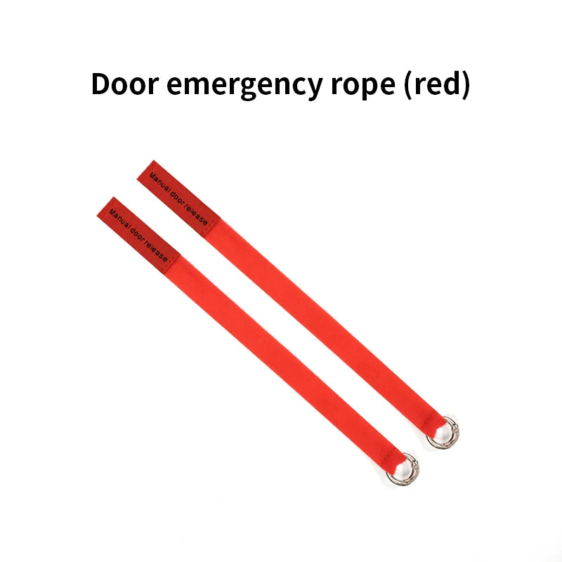 Car Door Emergency Handle Extended Manual Door Release Emergency Safety Pull Rope Emergency Puller Button for Tesla Model Y