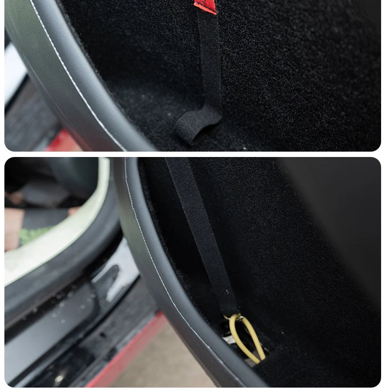 Car Door Emergency Handle Extended Manual Door Release Emergency Safety Pull Rope Emergency Puller Button for Tesla Model Y