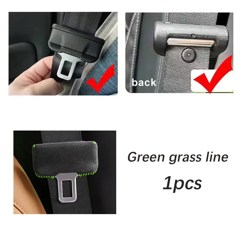 For volvo Audi Kia Skoda BMW Mercedes-Benz Tesla Volkswagen Honda Hyundai Ford  Car Seat Belt Buckle Protector cover accessories