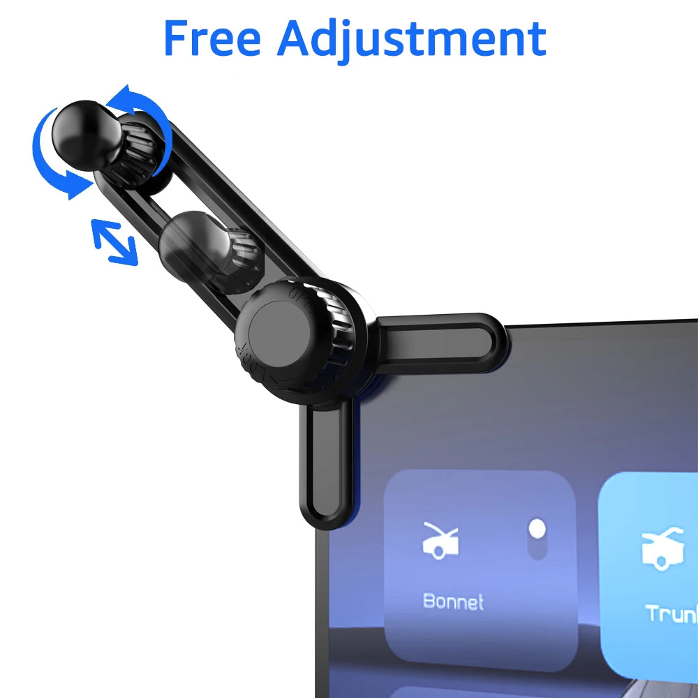 Universal Magnetic Phone Holder For Car Display Screen 360 Degree Rotation Car Mount for iPhone 15 14 MagSafe Tesla Accessories