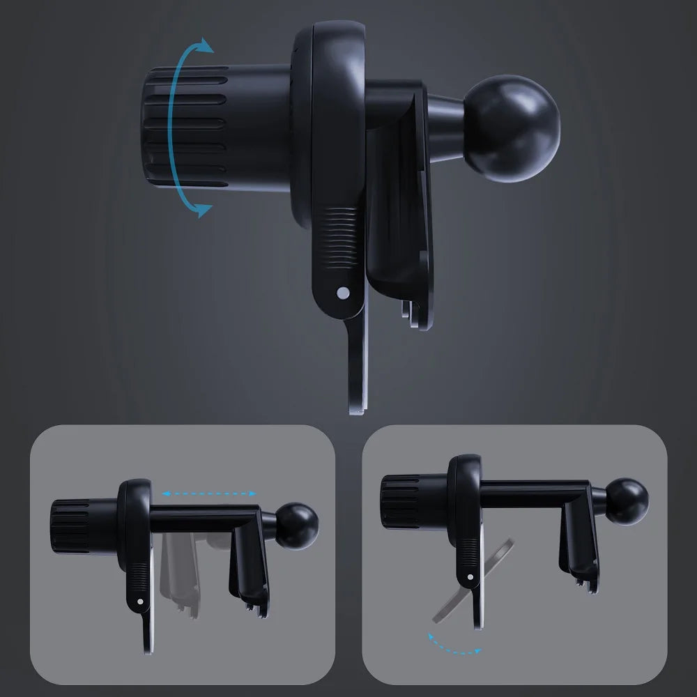 iBudim Magnetic Phone Holder for Tesla Car Display Screen Side 360 Degree Rotation Magnet Car Mount for iPhone 15 ProMax MagSafe