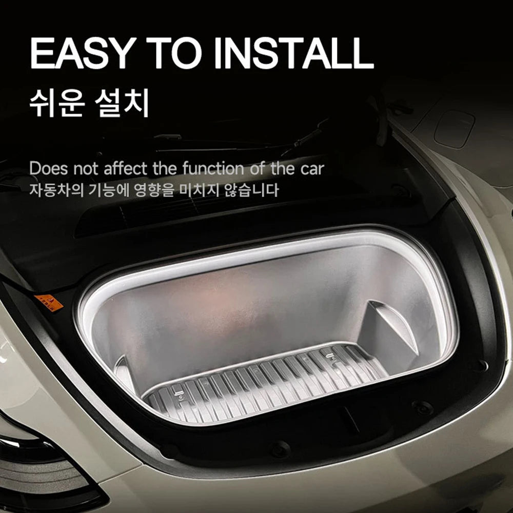 LED Car Front Trunk Light Strip Easy Install Flexible Auto Modified Lighting Neon Lamp for Tesla Model 3 Y S X led interior Lamp