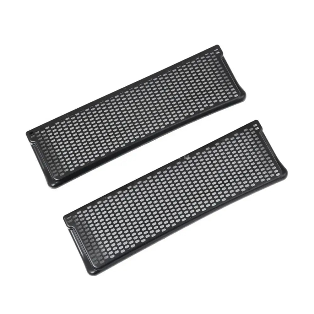 For Tesla Model Y 2020-2023 Car Air Conditioner Outlet Protection Cover Rear Air Vent Mask Under Seat Anti Dust Prevent 2pcs