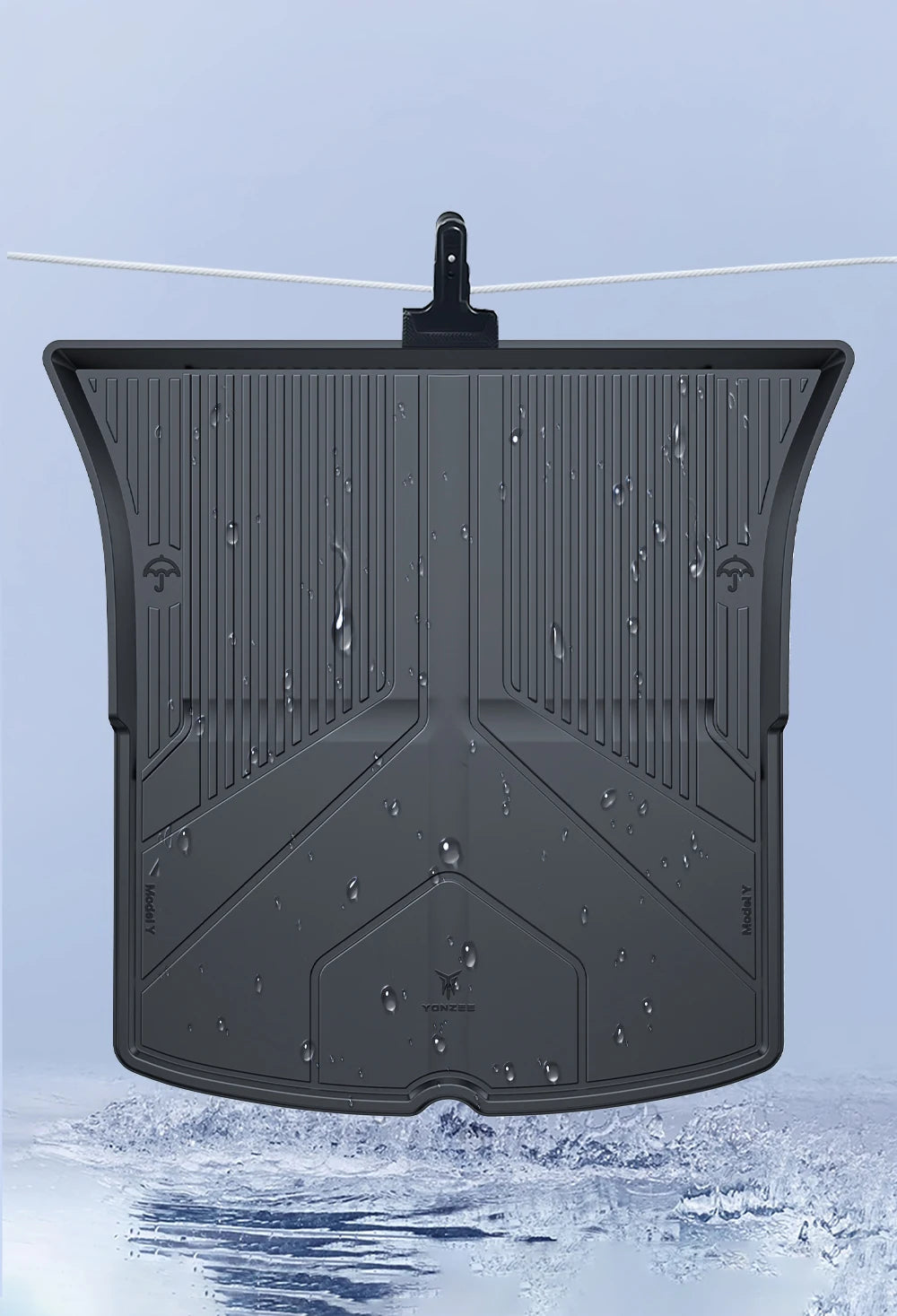 YZ For Tesla Model Y Model 3 All-Weather Waterproof TPE Seat Cover Foot Pad Trunk Mats 2021-2023 Tesla  Car Accessories