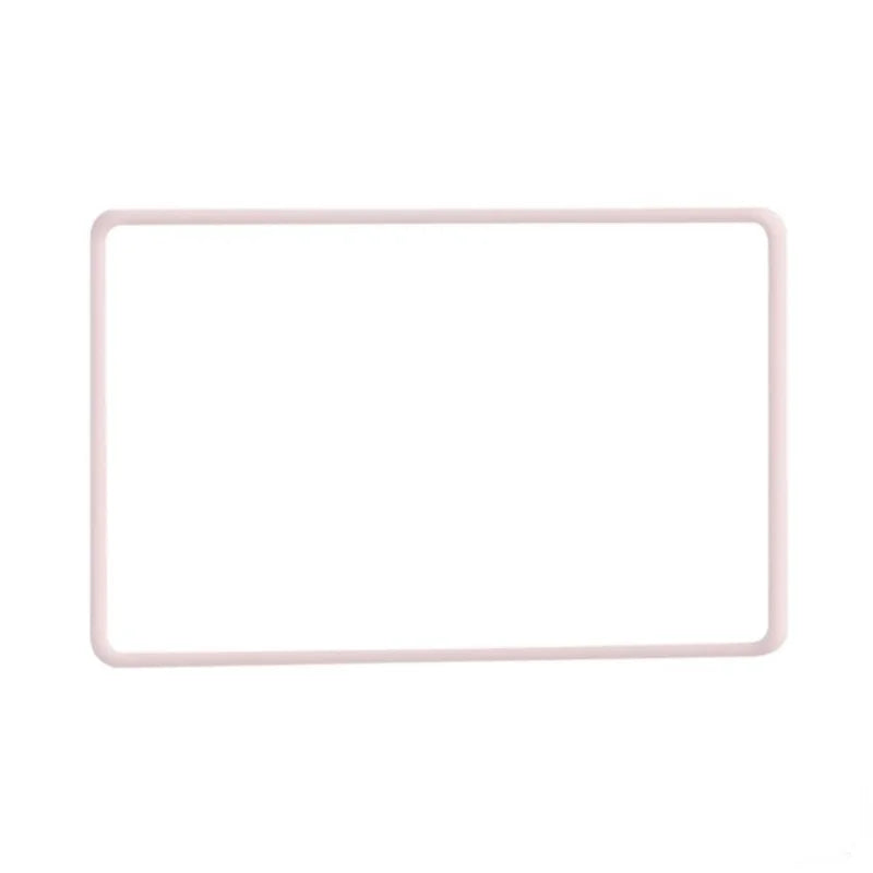 For Tesla Model 3 Y Silicone Protective Frame Edge Cover Central Control Car Accessories Navigation Screen Protector Pink White