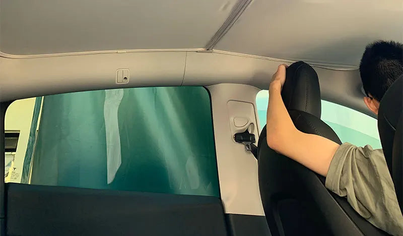 Sun Shades For Tesla Model Y Juniper 2025 LAUNCH Model 3+ Highland 2024 Ice Cloth Buckle Sun Glass Front Rear Sunroof Skylight